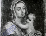 Italijanski majstor: Bogorodica sa Hristom XIX v, ulje na platnu, 36 X 44 cm